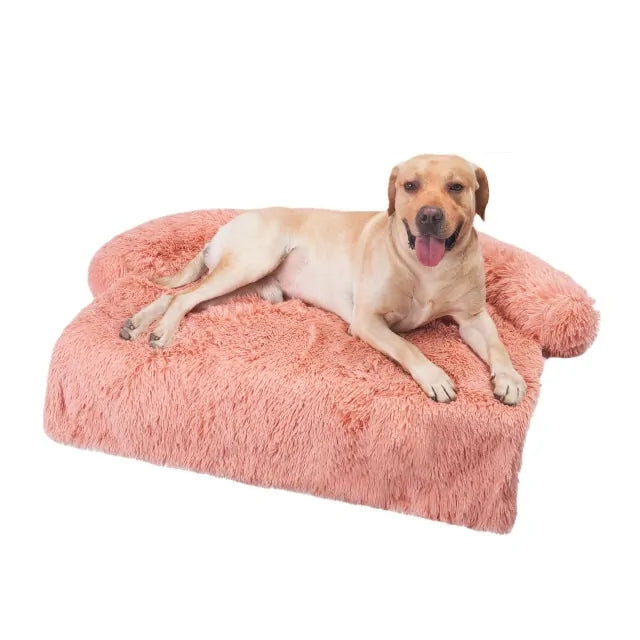 Fluffy Plush Sofa Protector Mat -Multi Sizes Available