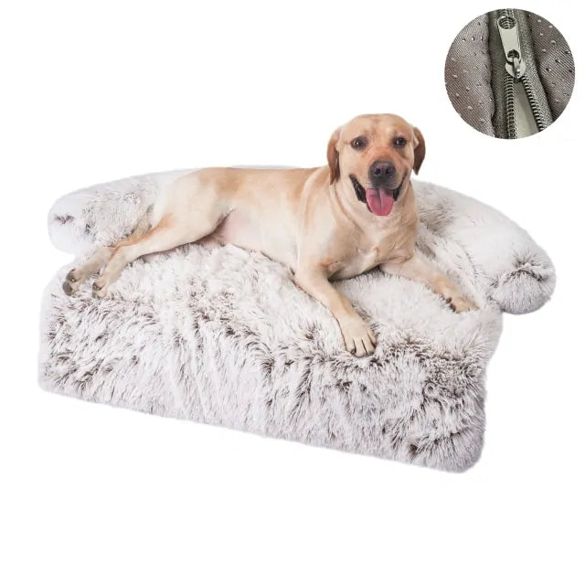 Fluffy Plush Sofa Protector Mat -Multi Sizes Available