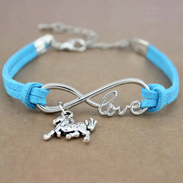 Adjustable Rope Bracelet With Charms