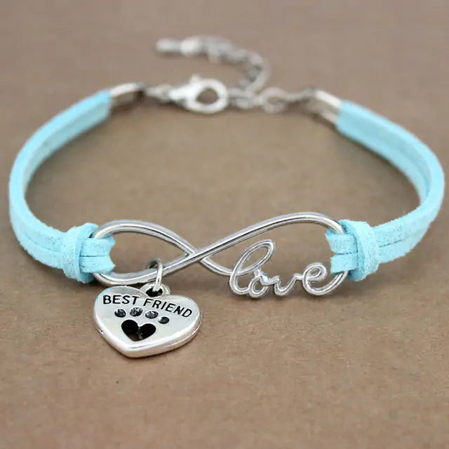 Adjustable Rope Bracelet With Charms