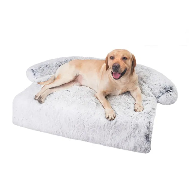 Fluffy Plush Sofa Protector Mat -Multi Sizes Available