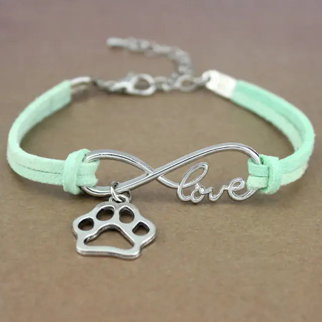 Adjustable Rope Bracelet With Charms