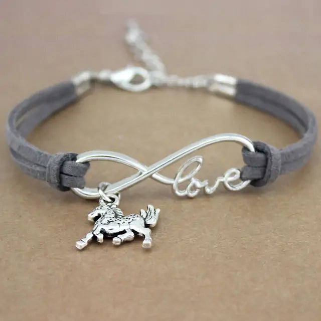 Adjustable Rope Bracelet With Charms