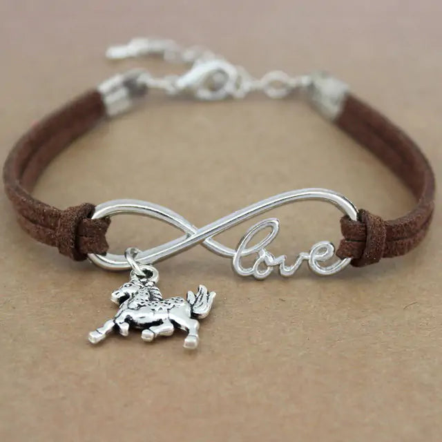 Adjustable Rope Bracelet With Charms