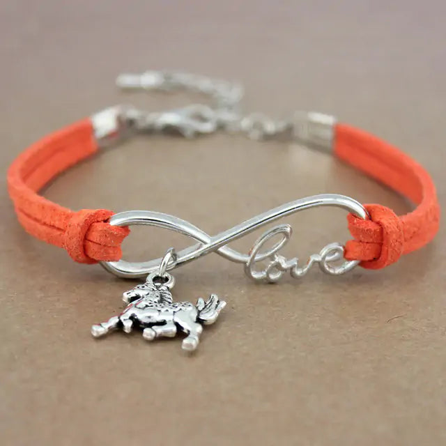 Adjustable Rope Bracelet With Charms