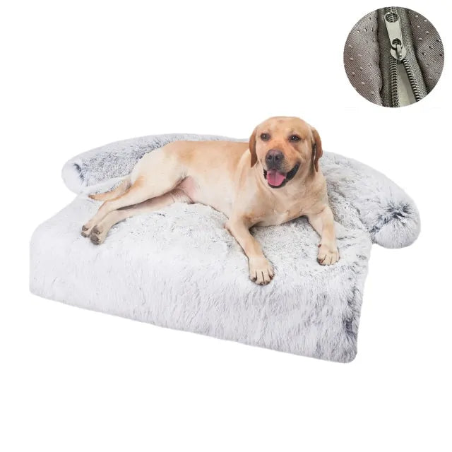 Fluffy Plush Sofa Protector Mat -Multi Sizes Available
