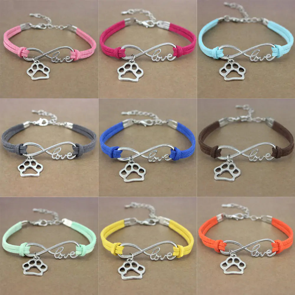 Adjustable Rope Bracelet With Charms