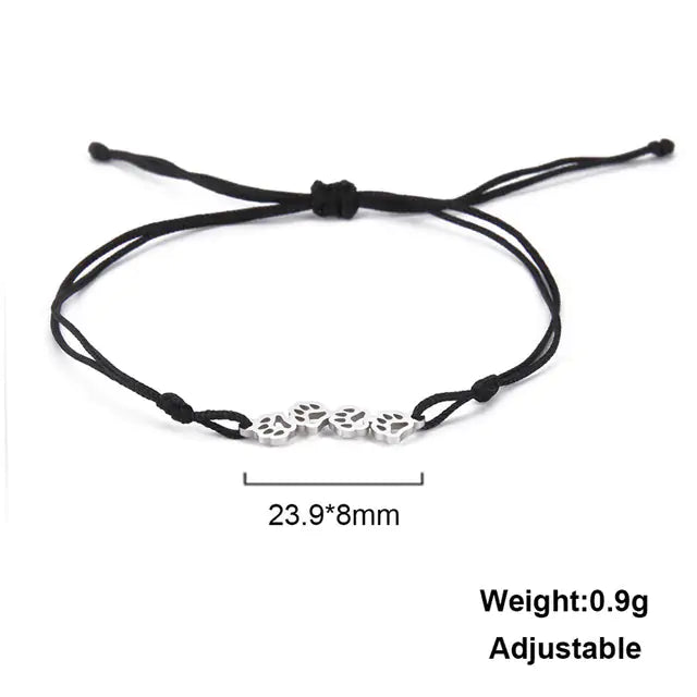 Animal Paw Print Bracelet