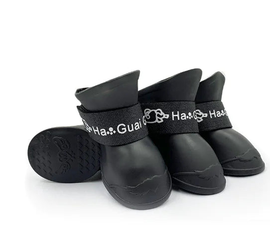 Anti-slip Rubber Boots 4 Pairs/Sizes S - XXL