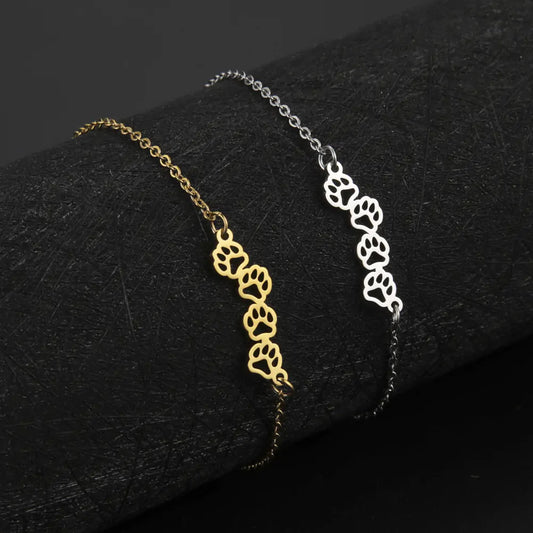 Animal Paw Print Bracelet