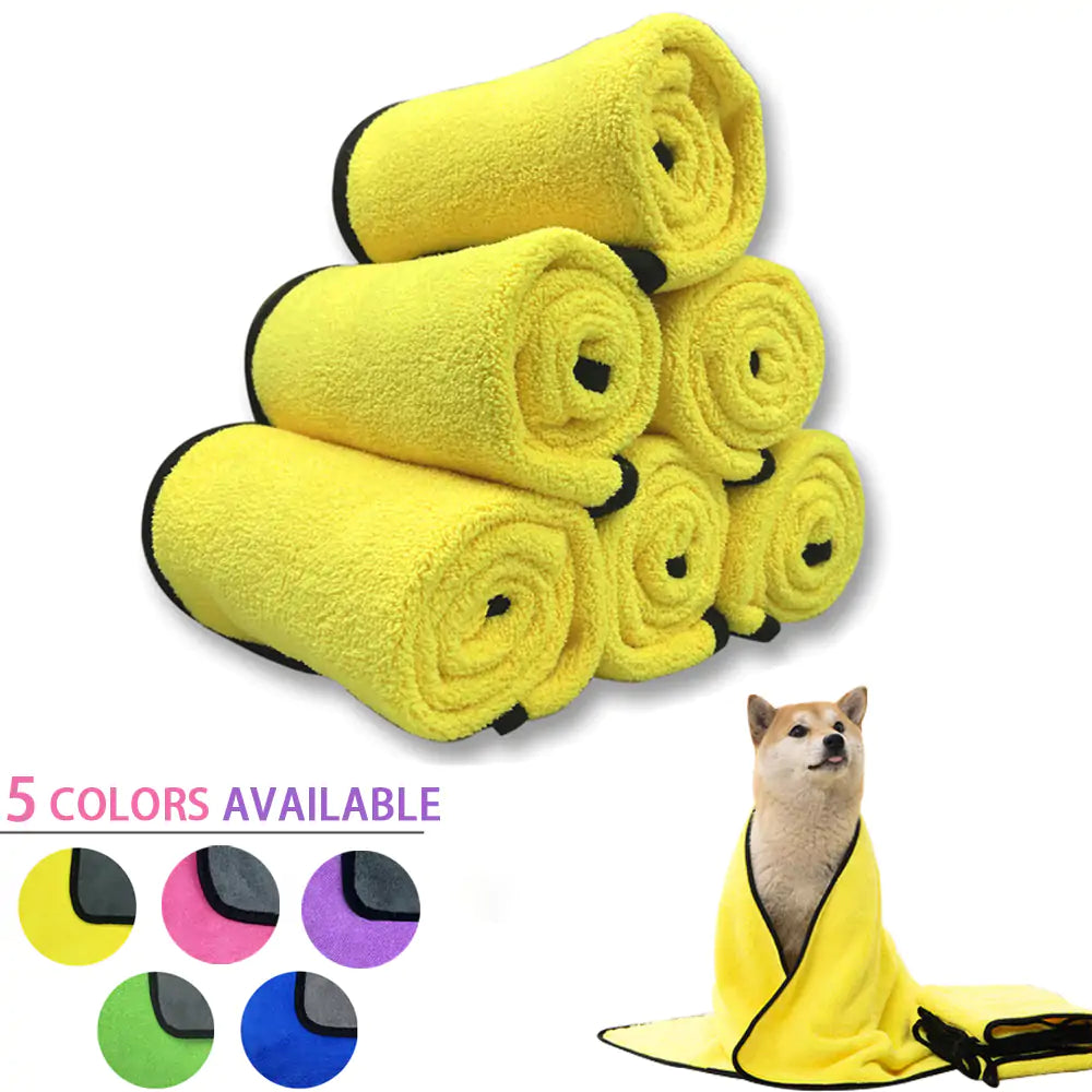 Quick-Drying Pet Towel-4 Sizes Offered!