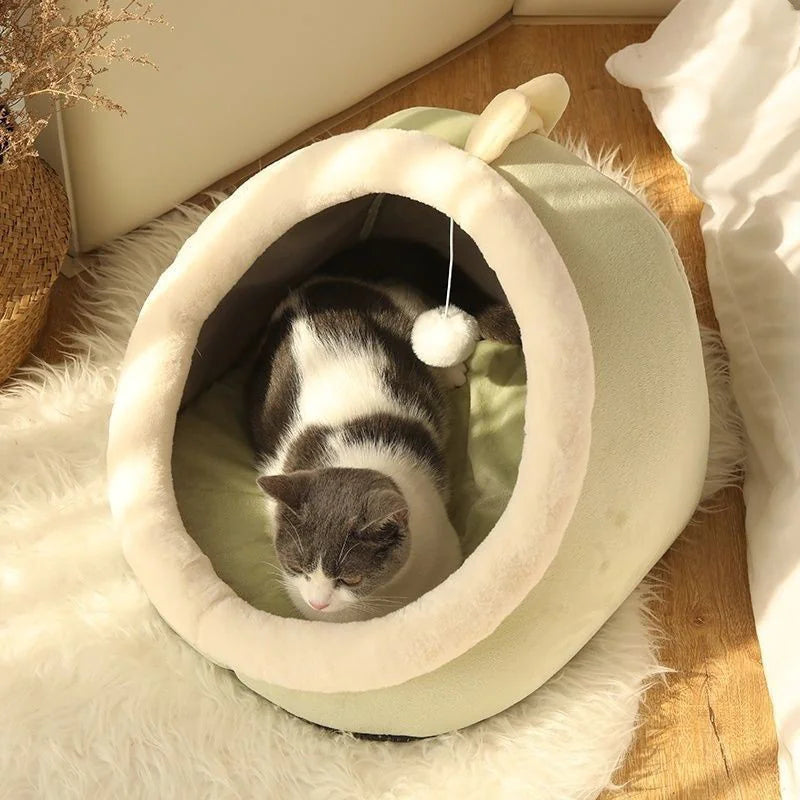 Cat Villa Semi-enclosed Cat House