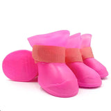 Anti-slip Rubber Boots 4 Pairs/Sizes S - XXL
