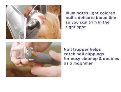 Cat and Dog Nail Clipper with LED Light