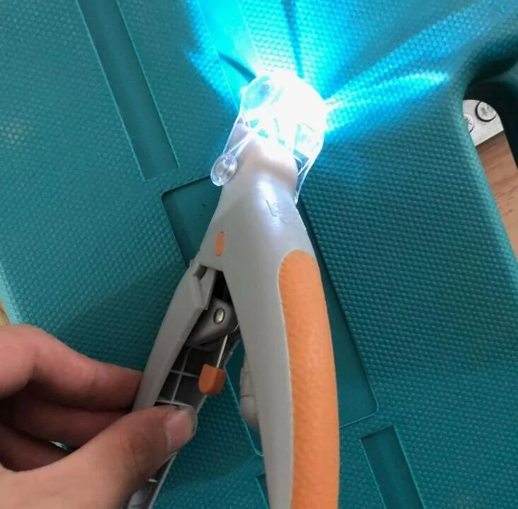 Cat and Dog Nail Clipper with LED Light