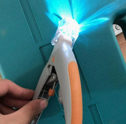 Cat and Dog Nail Clipper with LED Light