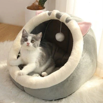 Cat Villa Semi-enclosed Cat House