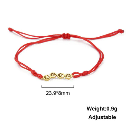 Animal Paw Print Bracelet
