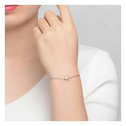 PawFection Paw Print Bracelet - Rose Gold or Silver