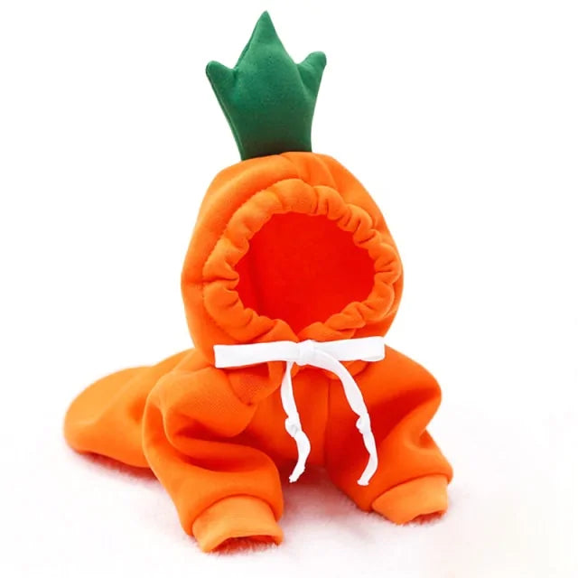 Fruit-Themed Warm Dog Winter Coat Hoodie