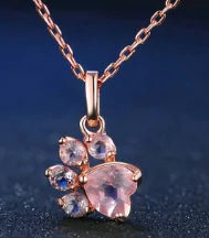 PawFection Paw Print Bracelet - Rose Gold or Silver