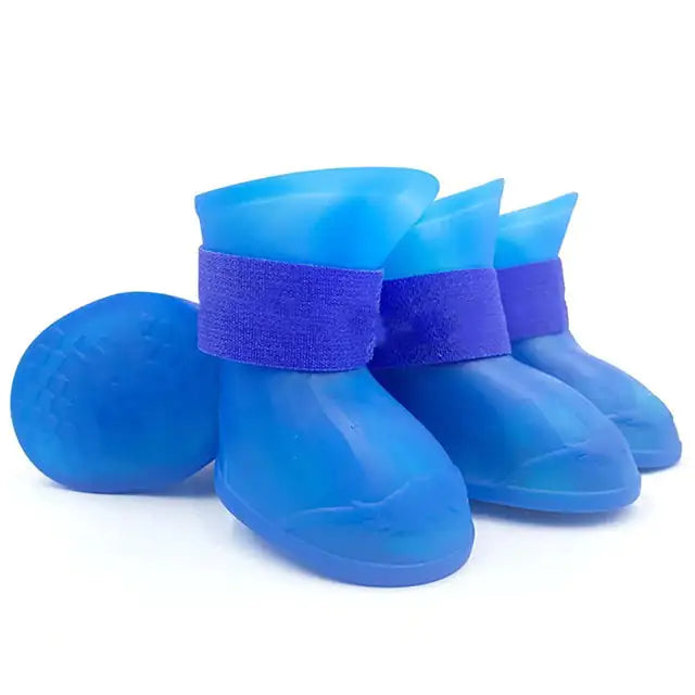 Anti-slip Rubber Boots 4 Pairs/Sizes S - XXL