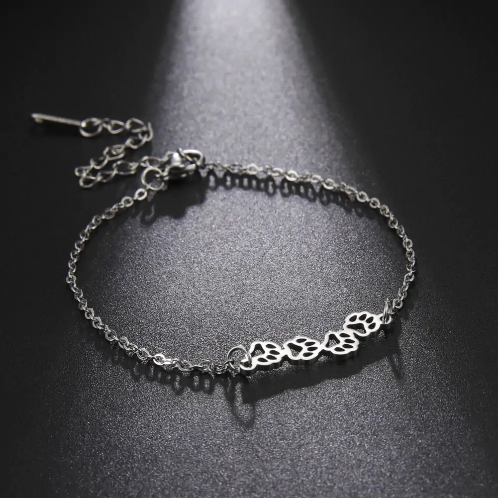 Animal Paw Print Bracelet