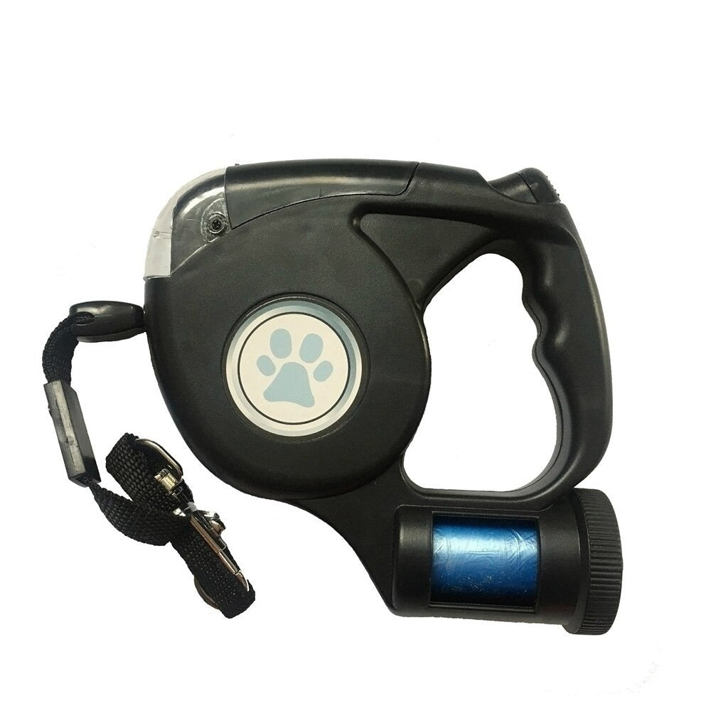 Retractable Dog Leash with LED Flashlight