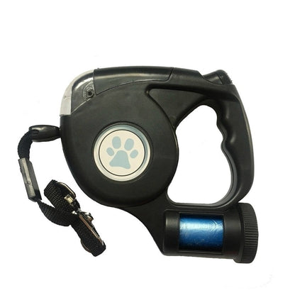Retractable Dog Leash with LED Flashlight