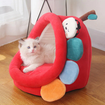 Cat Villa Semi-enclosed Cat House