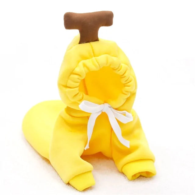 Fruit-Themed Warm Dog Winter Coat Hoodie