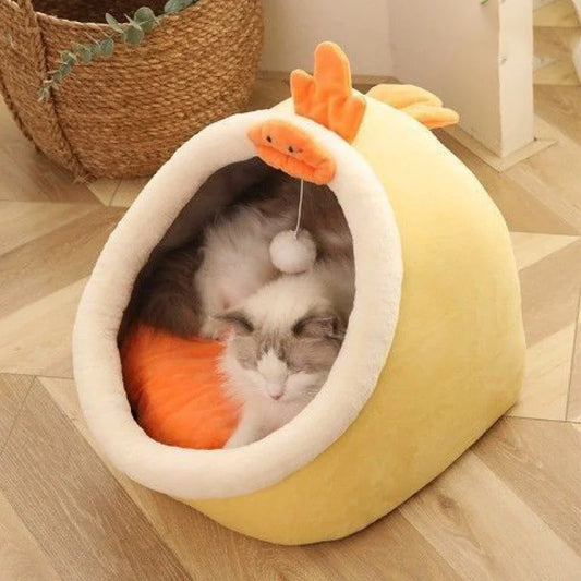 Cat Villa Semi-enclosed Cat House