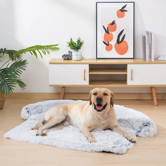 Fluffy Plush Sofa Protector Mat -Multi Sizes Available