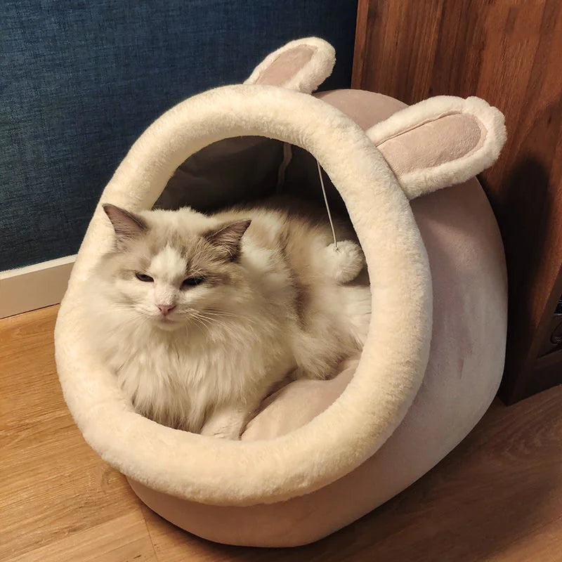 Cat Villa Semi-enclosed Cat House